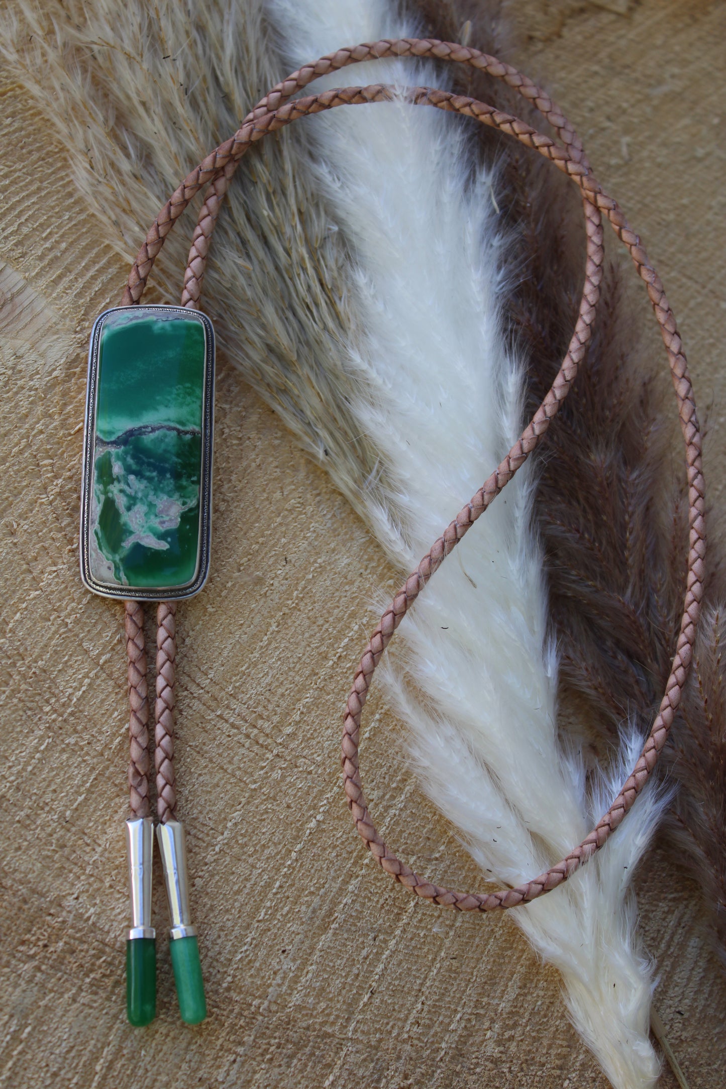 Utah Variscite Bolo Tie