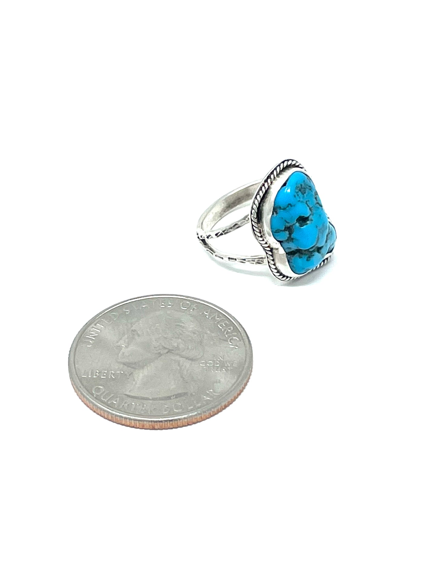 Turquoise Nugget ring