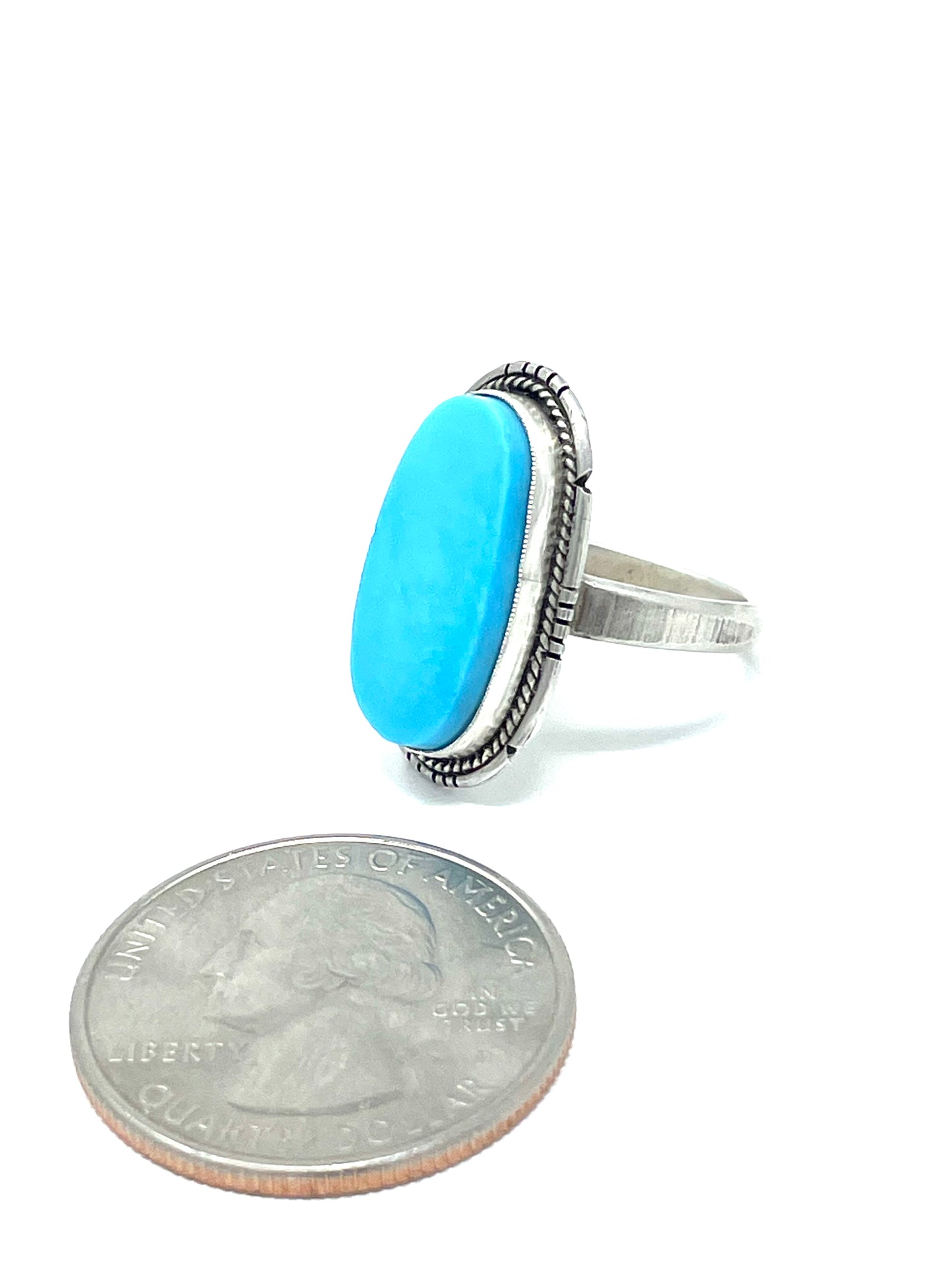 Sleeping Beauty Turquoise Ring