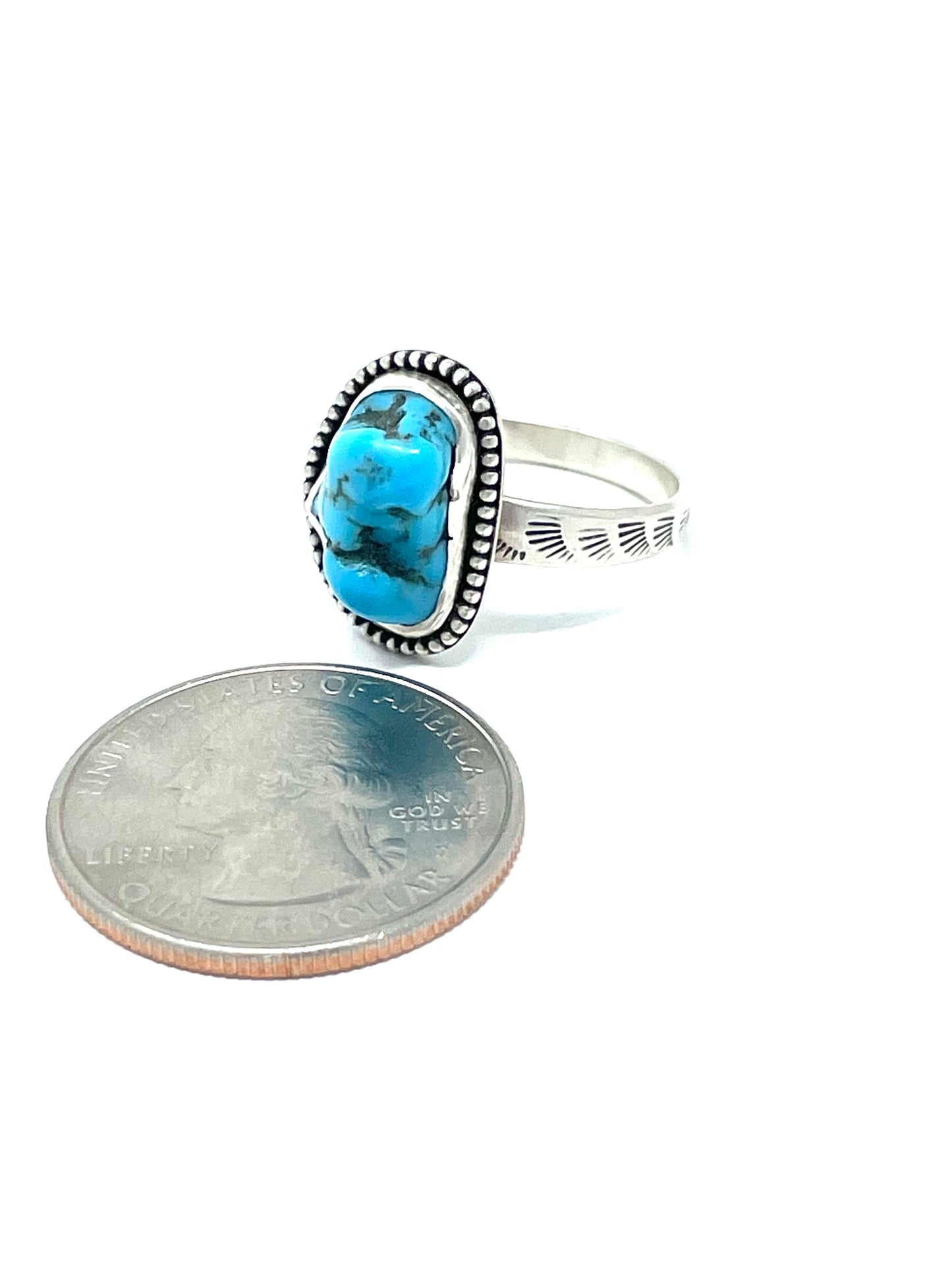 Turquoise Nugget Ring