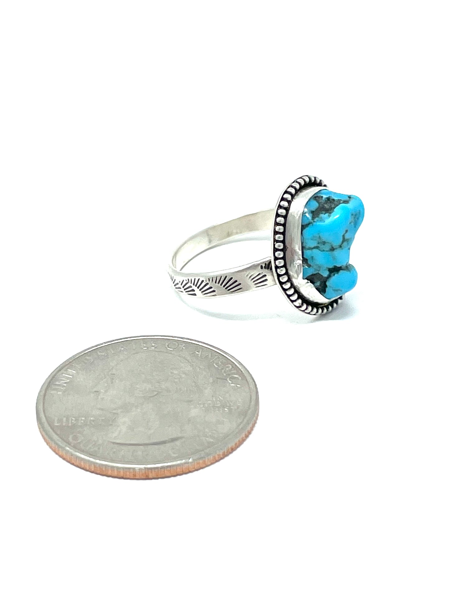 Turquoise Nugget Ring