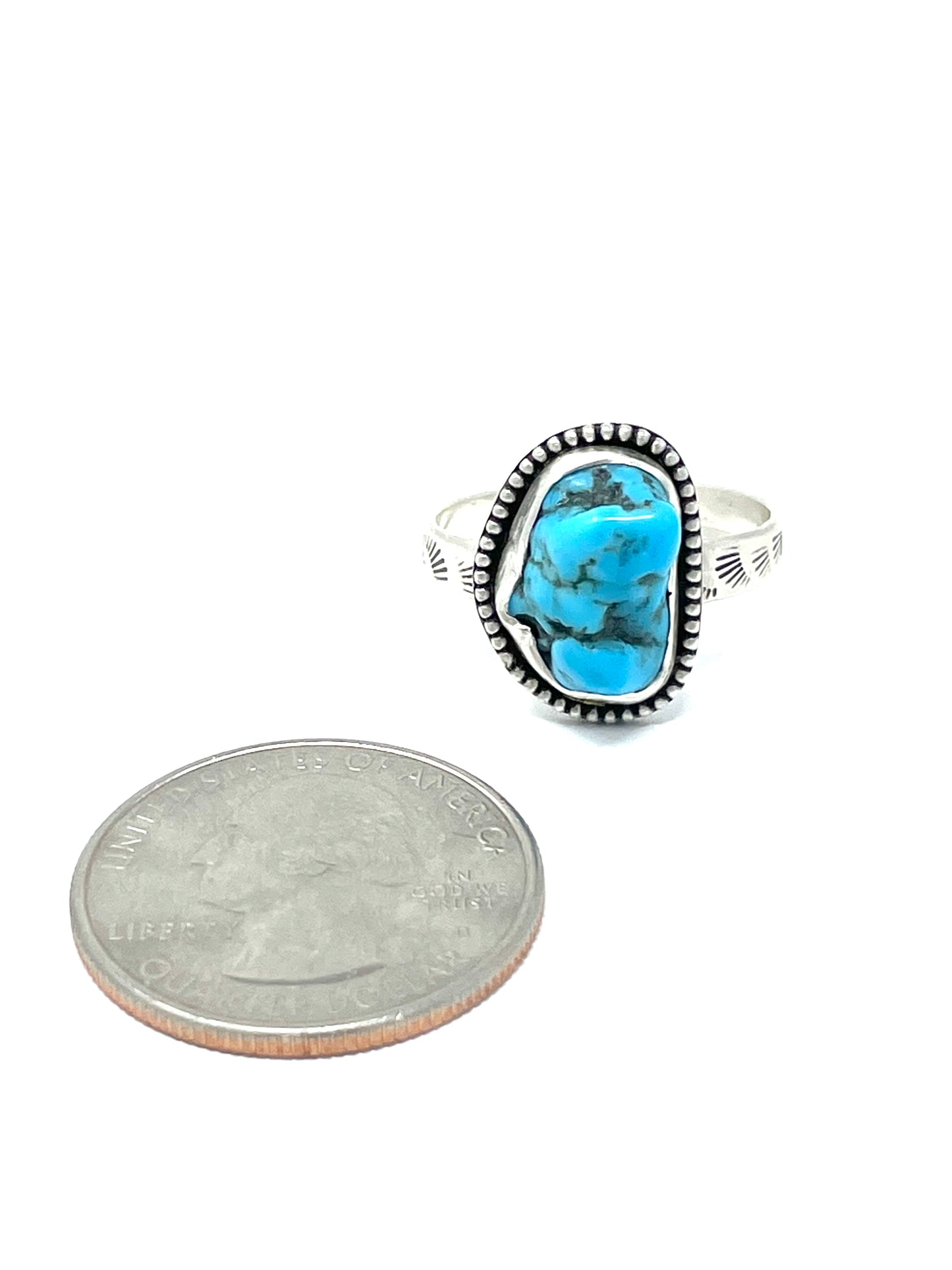 Turquoise Nugget Ring