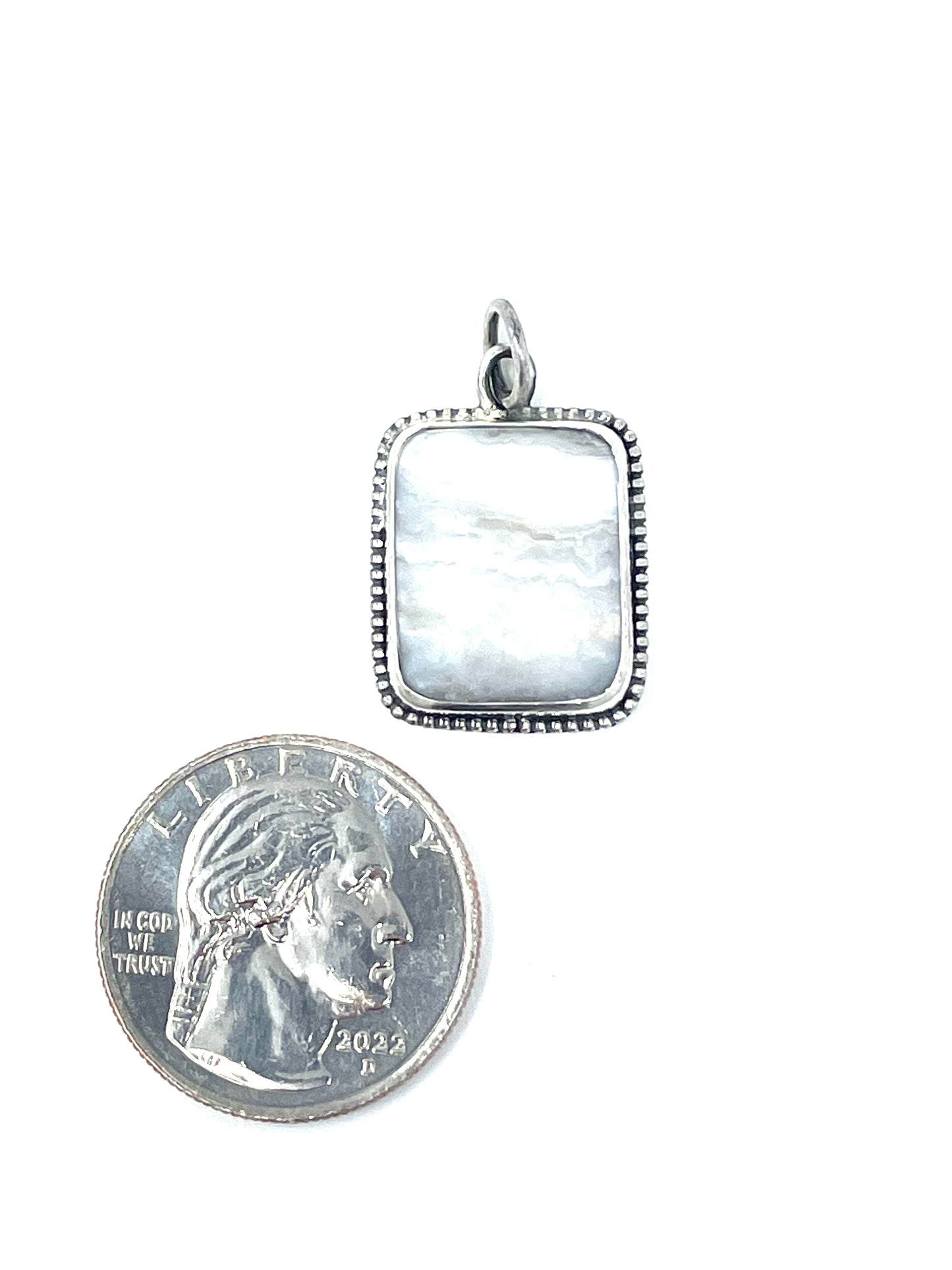 Lace Agate Necklace Pendant