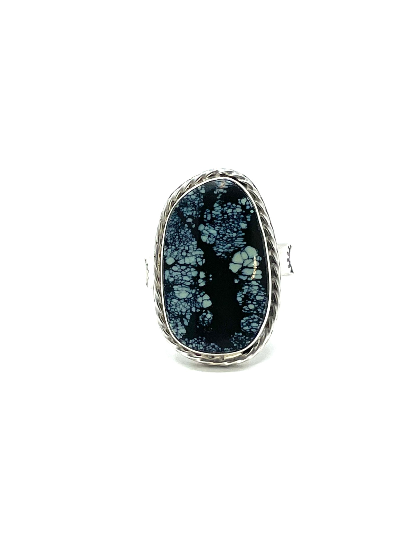 Snowville Variscite Statement Ring